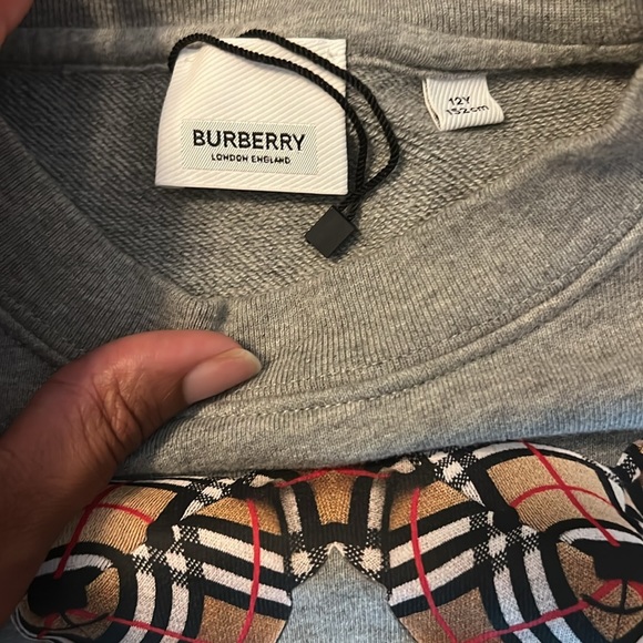 Boy’s Burberry Sweatshirt - Picture 2 of 3